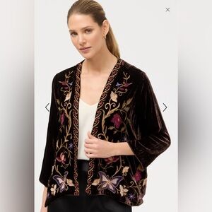 Johnny Was Carmina Velvet Bolero